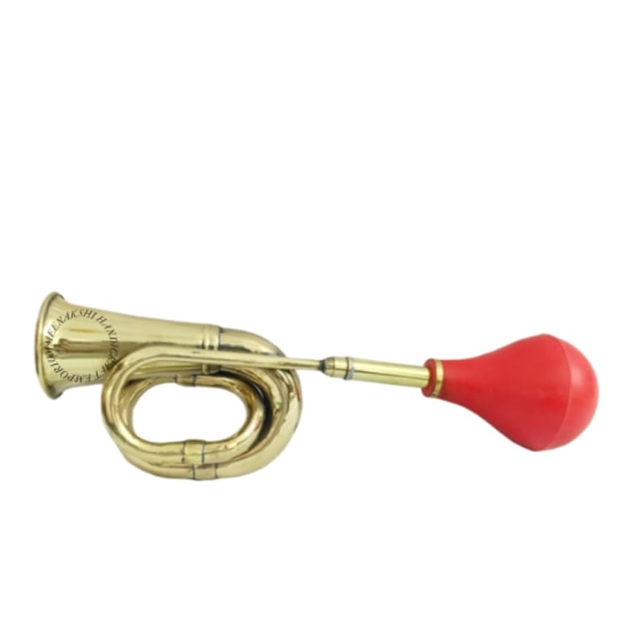 Re:VIBRATION【YELLOW BRASS】for Horn Amazon.com: Vintage Classic Trumpet Style Brass Rubber Taxi